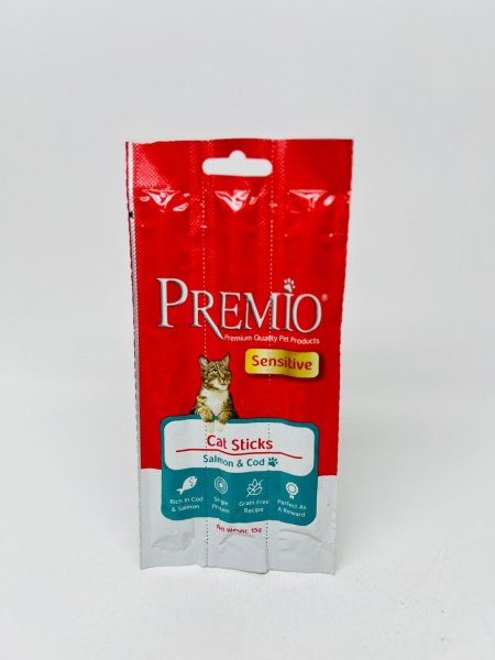 cat sticks premio - Salmon & cod