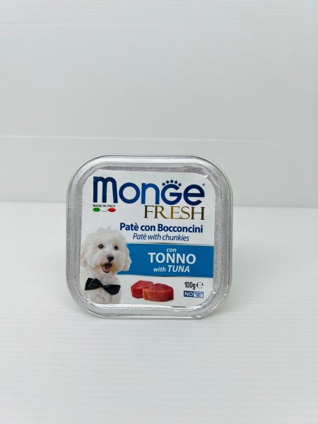 طعام رطب MONGE للجراو ,وزن 100غرام - Tuna