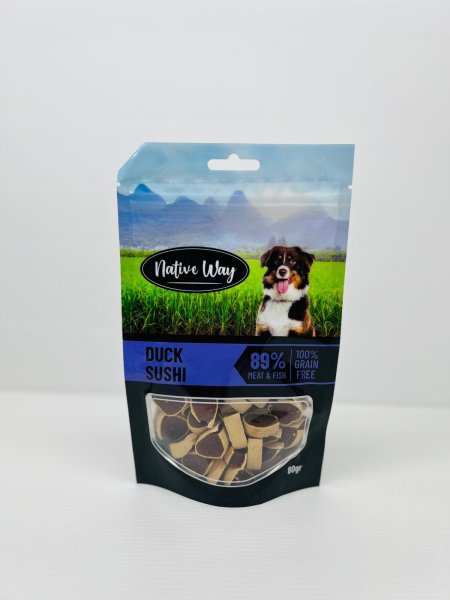 Native way مكافات كلاب 80 غرام - Duck sushi