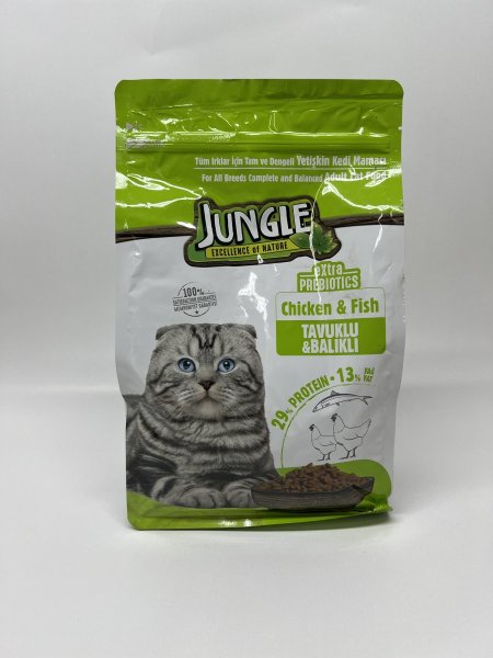 Jungle dry food - Chicken & Fish